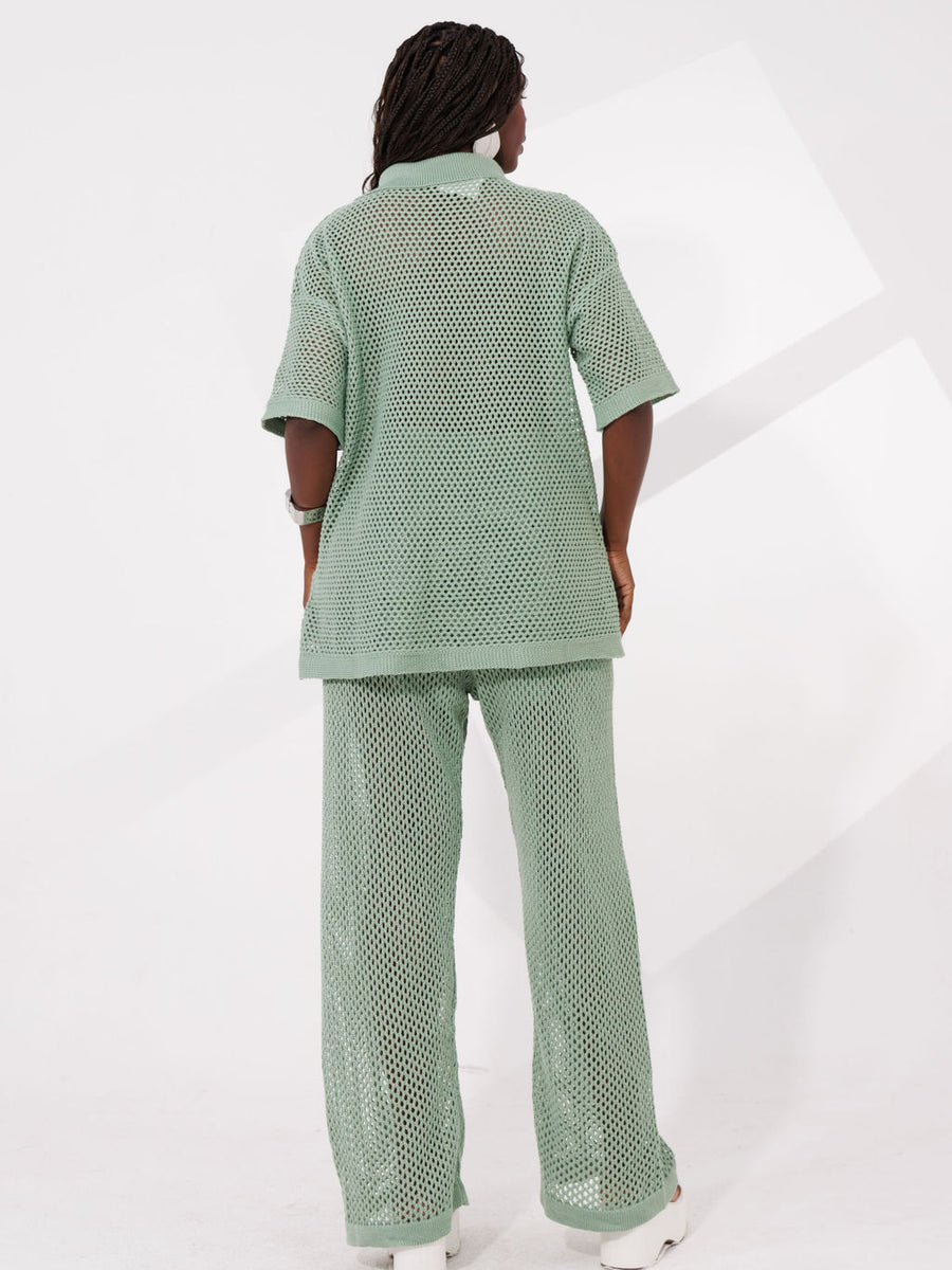 CONJUNTO  TRICOT COM CALÇA ANGRA
