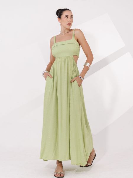 VESTIDO LONGO MAQUINETADO TRANCOSO