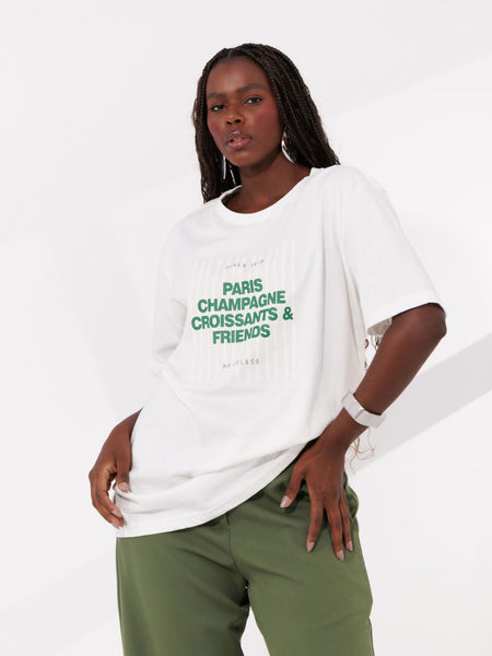 TSHIRT OVER GREEN