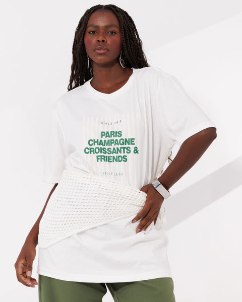 TSHIRT OVER GREEN