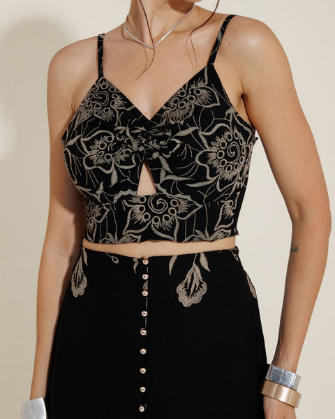 CONJUNTO SAIA E CROPPED MIRIE