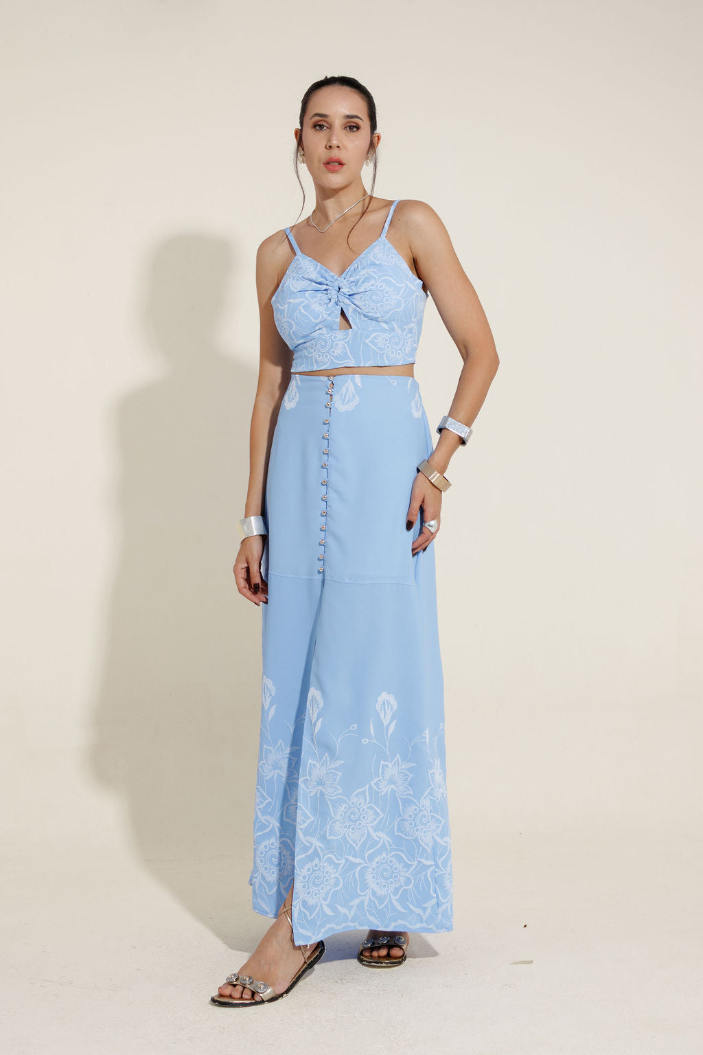 CONJUNTO SAIA E CROPPED MIRIE