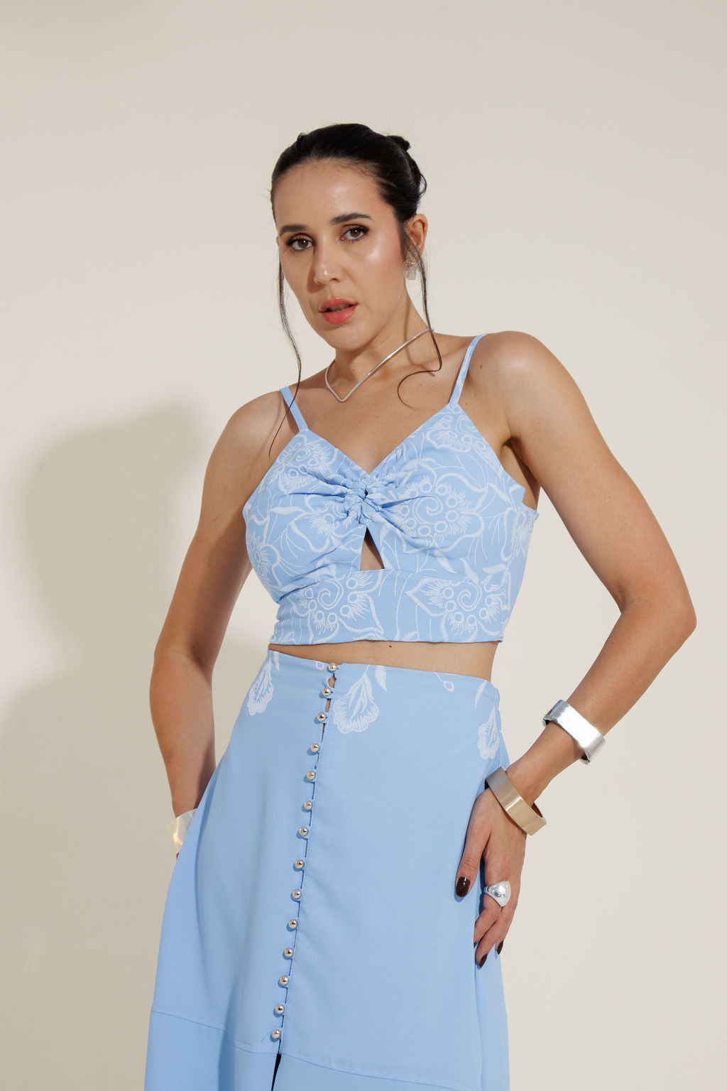 CONJUNTO SAIA E CROPPED MIRIE