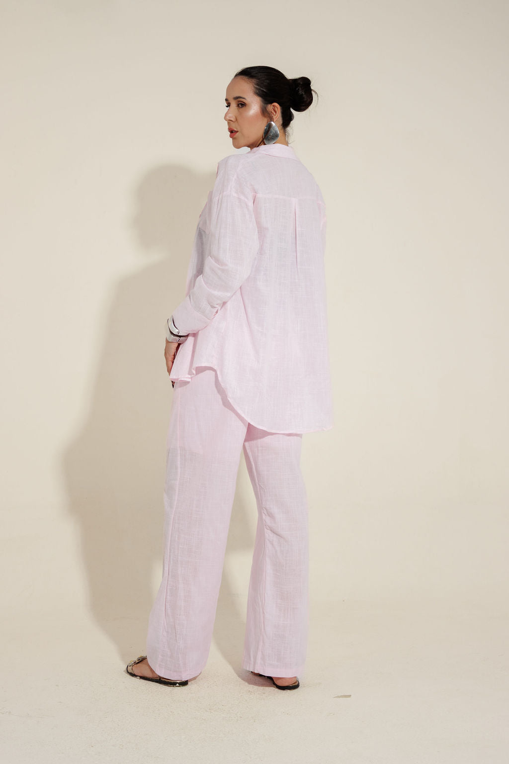 CONJUNTO LINHO CALÇA E CAMISA CANCUN