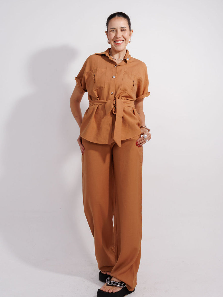 CONJUNTO CALÇA E BLUSA VERONICA