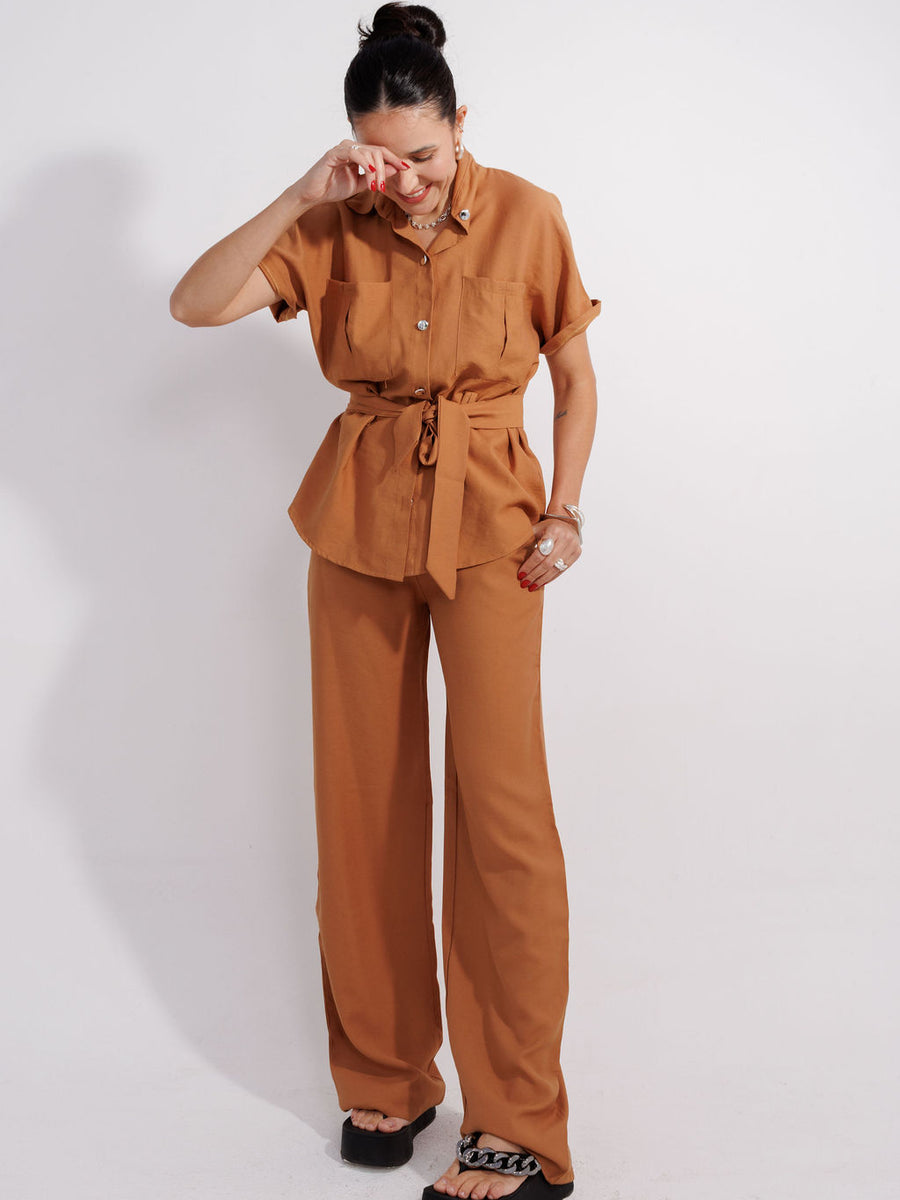 CONJUNTO CALÇA E BLUSA VERONICA