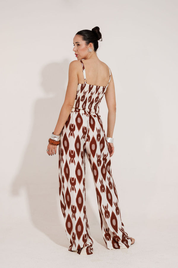 CONJUNTO CALÇA E CROPPED PANTALONA  DUBAI