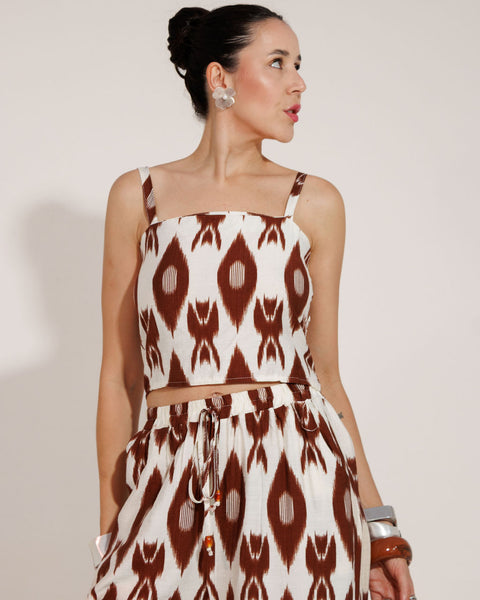 CONJUNTO CALÇA E CROPPED PANTALONA  DUBAI