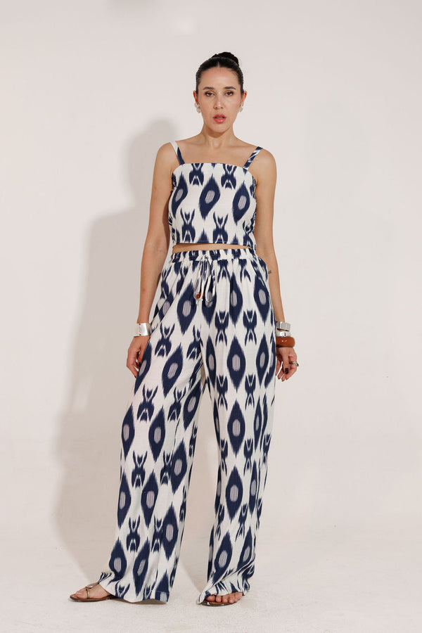 CONJUNTO CALÇA E CROPPED PANTALONA  DUBAI