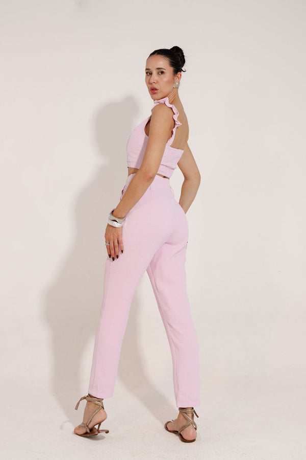 CONJUNTO CALÇA E CROPPED ITALIA