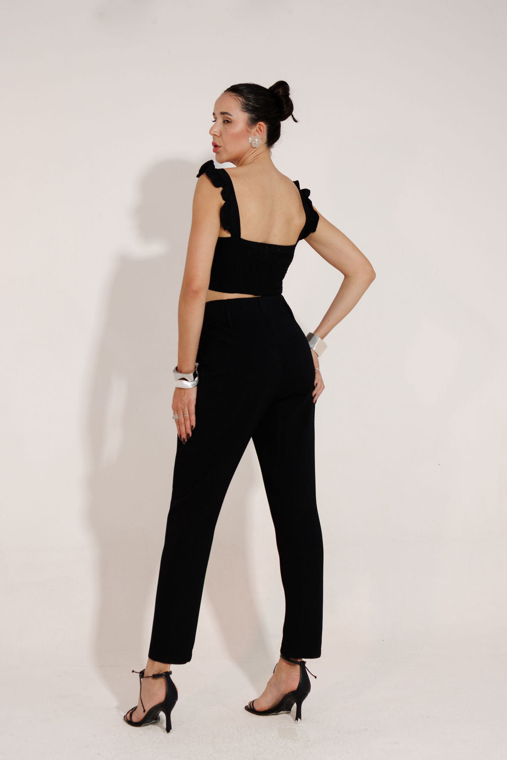 CONJUNTO CALÇA E CROPPED ITALIA