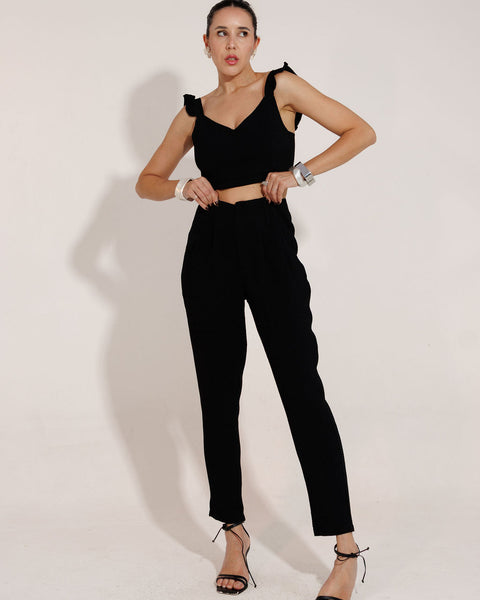 CONJUNTO CALÇA E CROPPED ITALIA