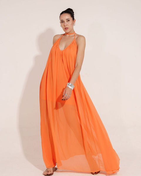 VESTIDO LONGO FLUIDO BRISA DO VERÃO