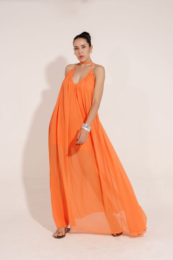 VESTIDO LONGO FLUIDO BRISA DO VERÃO