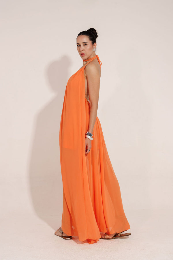 VESTIDO LONGO FLUIDO BRISA DO VERÃO