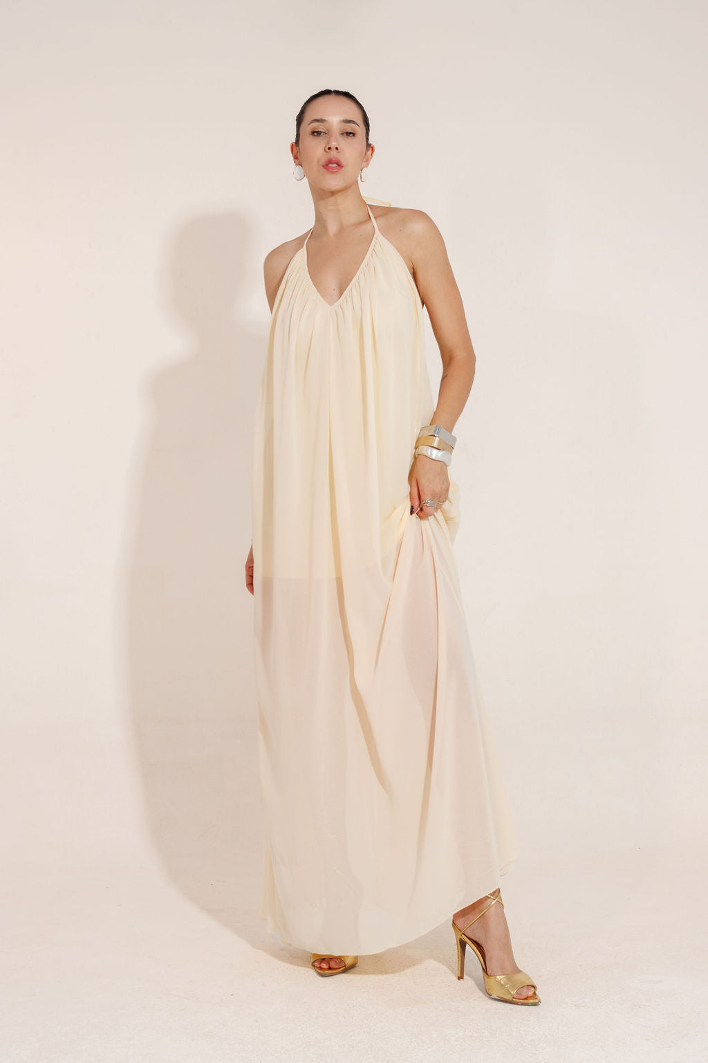 VESTIDO LONGO FLUIDO BRISA DO VERÃO