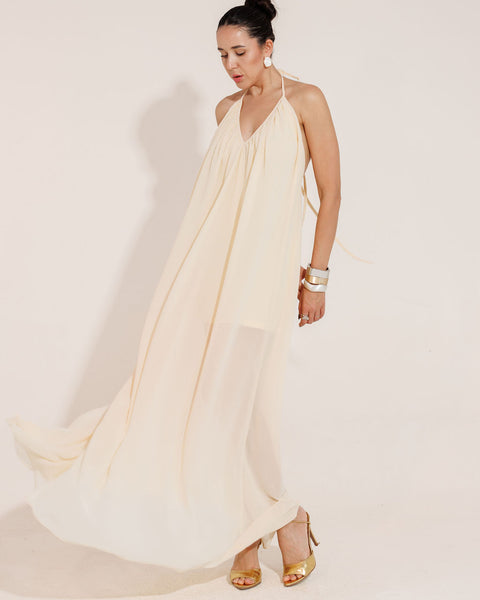 VESTIDO LONGO FLUIDO BRISA DO VERÃO