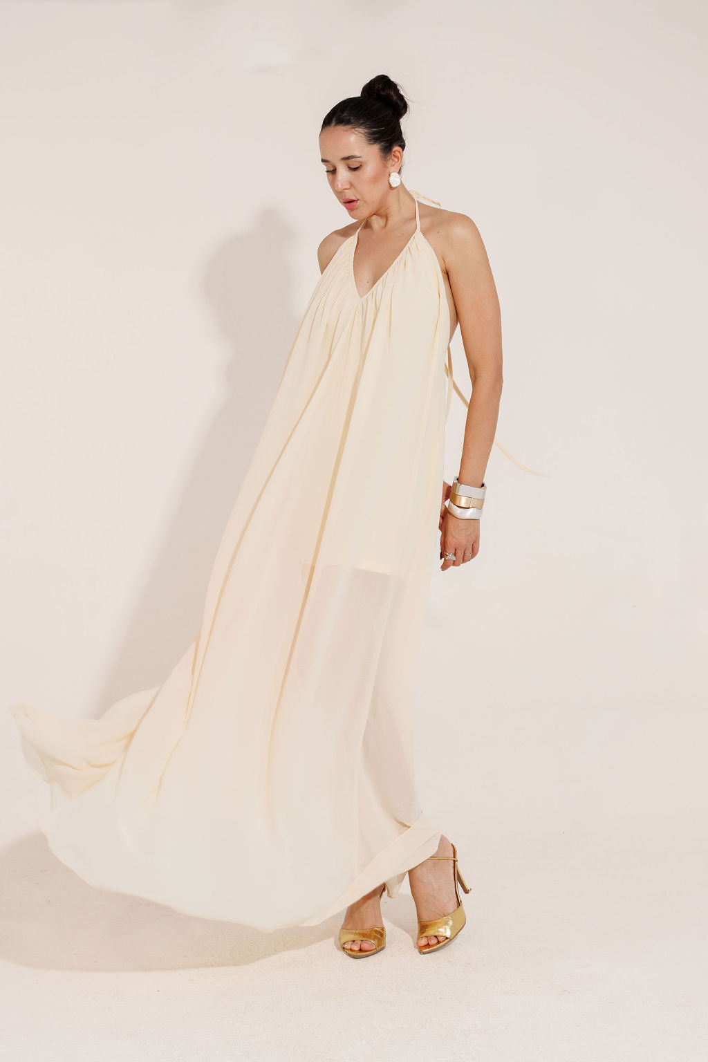 VESTIDO LONGO FLUIDO BRISA DO VERÃO