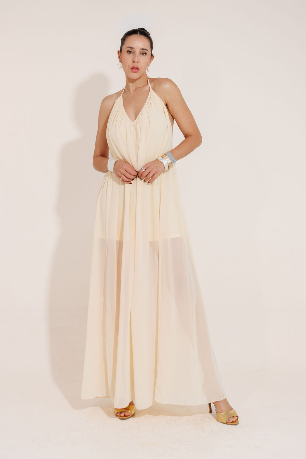 VESTIDO LONGO FLUIDO BRISA DO VERÃO