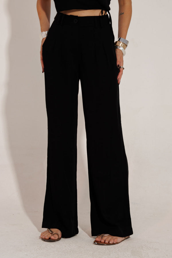 CONJUNTO ALFAIATARIA  CROPPED E CALÇA GISELE