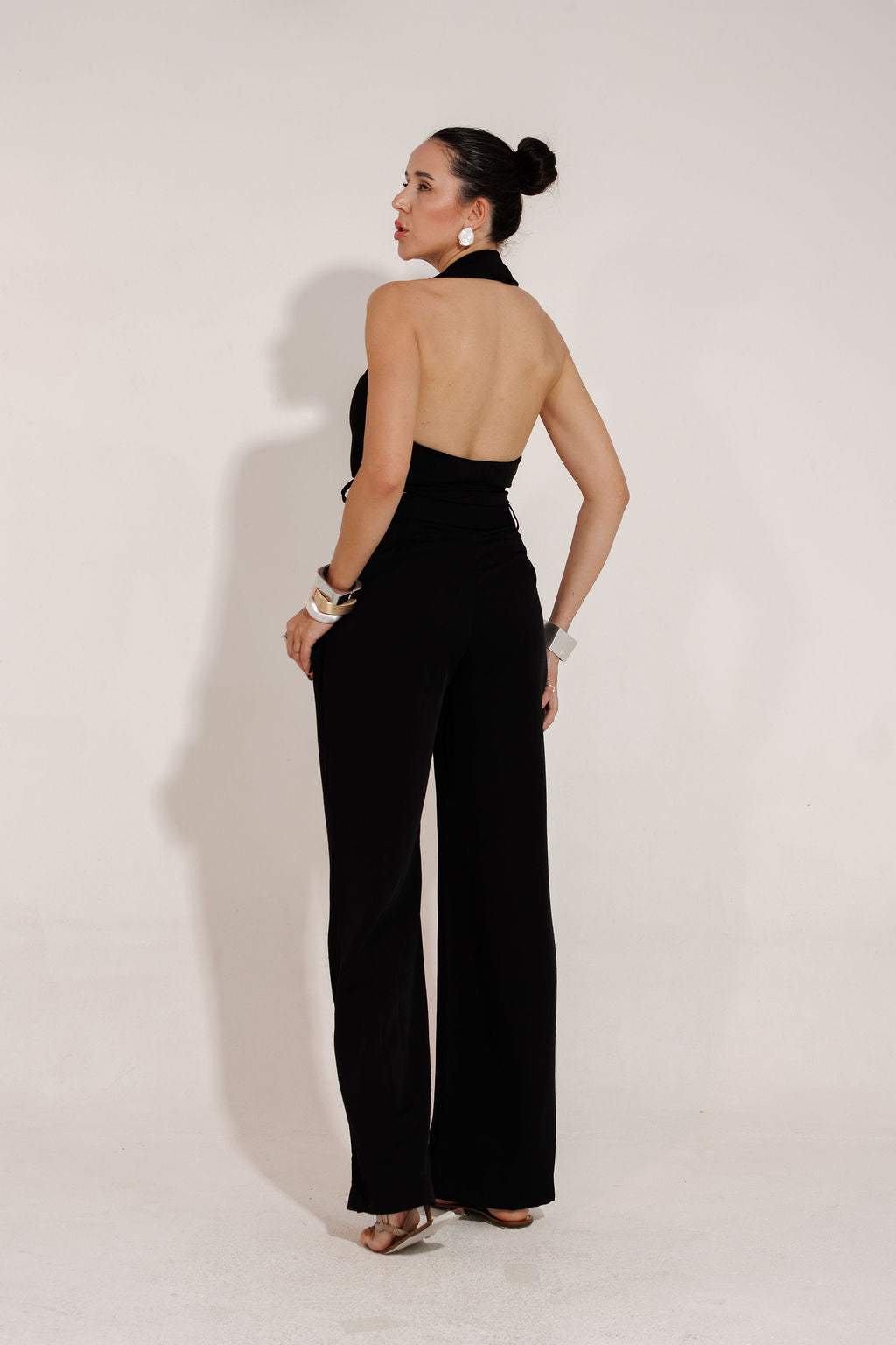 CONJUNTO ALFAIATARIA  CROPPED E CALÇA GISELE