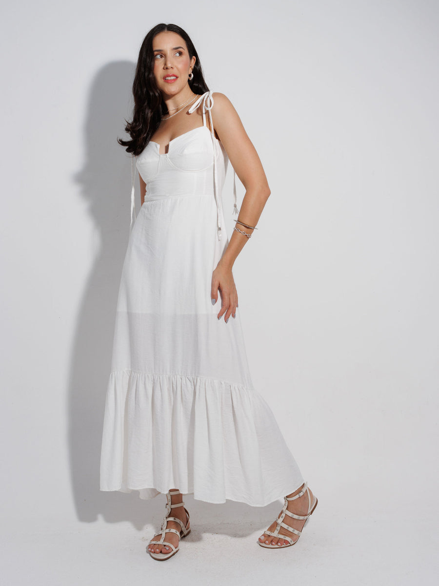 VESTIDO MIDI FLUIDO PUREZA