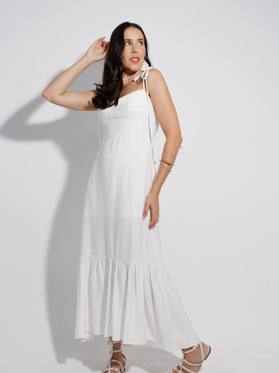 VESTIDO MIDI FLUIDO PUREZA