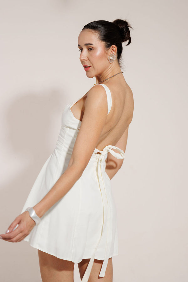 VESTIDO CURTO COSTAS NUA EVA