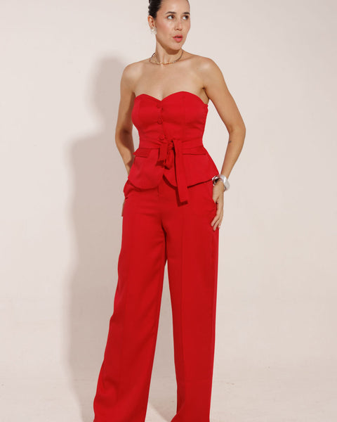 CONJUNTO ALFAIATARIA TOMARA QUE CAIA GABI