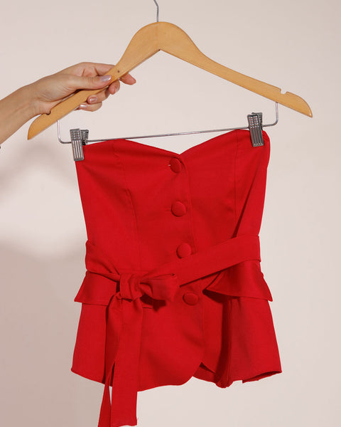 CONJUNTO ALFAIATARIA TOMARA QUE CAIA GABI