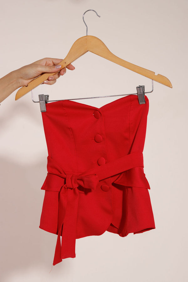 CONJUNTO ALFAIATARIA TOMARA QUE CAIA GABI