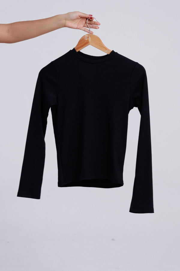 BLUSA CANELADA PELUCIADA
