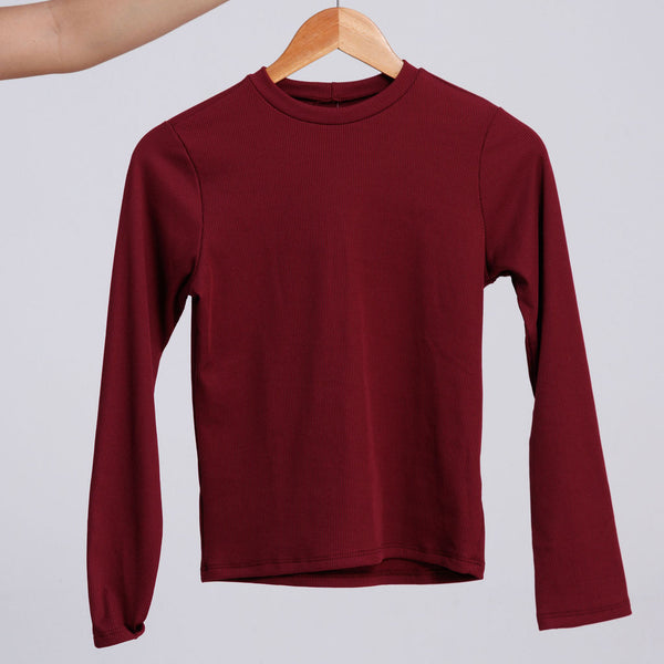 BLUSA CANELADA PELUCIADA