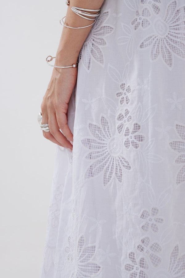 VESTIDO MIDI BORDADO LESE ANA