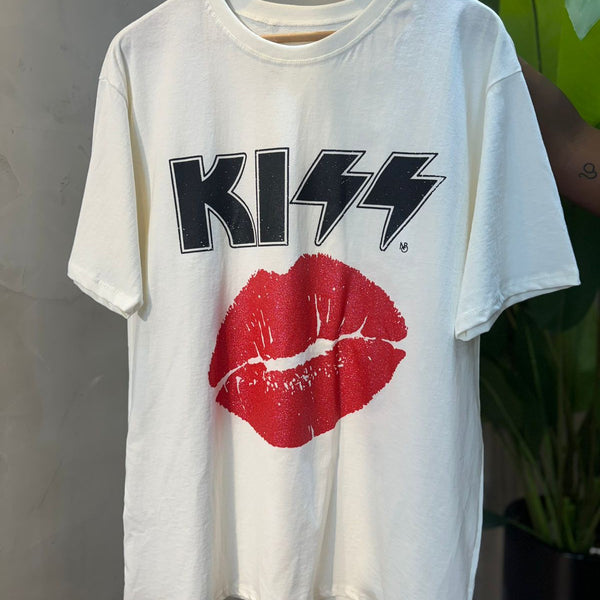 TSHIRT OVERSIZE ALGODÃO KISS