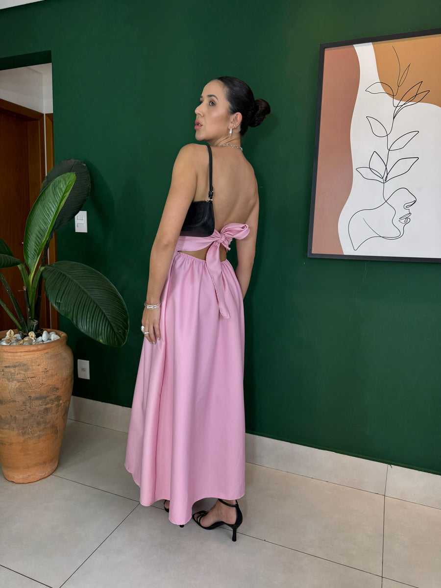 VESTIDO MIDI TOMARA QUE CAIA ISABELA