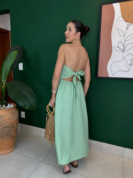 VESTIDO MIDI TOMARA QUE CAIA ISABELA
