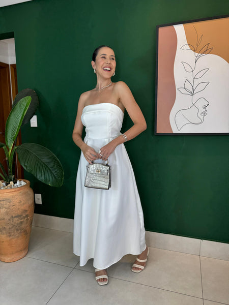VESTIDO MIDI TOMARA QUE CAIA ISABELA