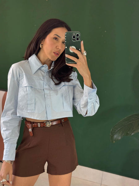 CAMISA CROPPED BÁRBARA