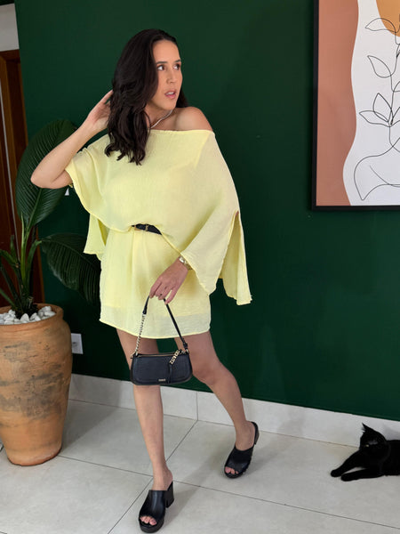 VESTIDO MANGA AMPLA BIA