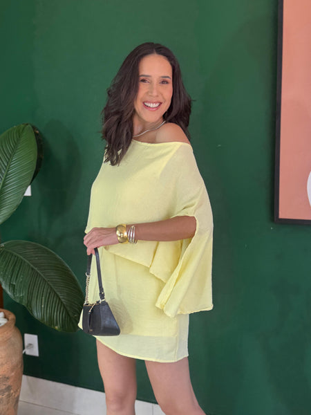 VESTIDO MANGA AMPLA BIA
