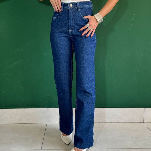 CALÇA JEANS WIDE LEG MERLIN