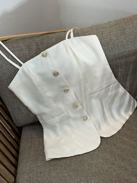 BLUSA ALFAIATARIA BOTOES