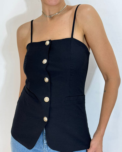 BLUSA ALFAIATARIA BOTOES