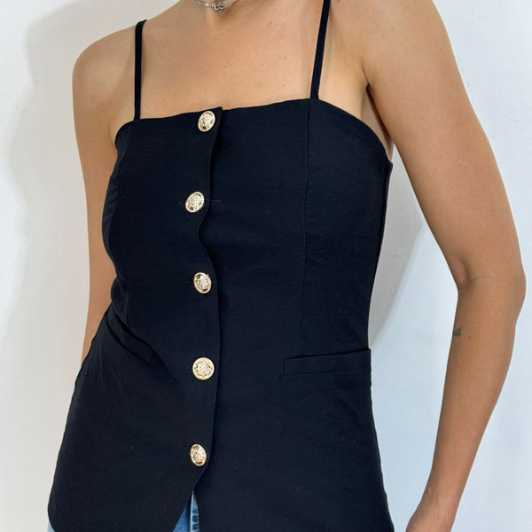 BLUSA ALFAIATARIA BOTOES