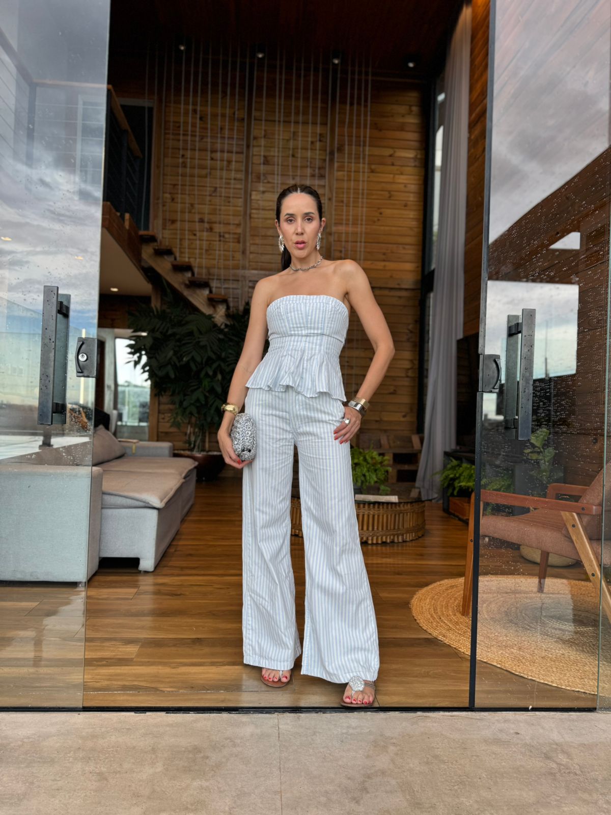 CALÇA PANTALONA LISTRAS NÁUTICO