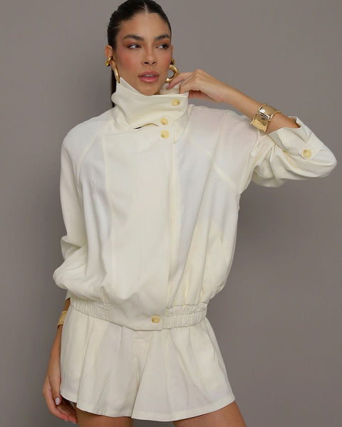 JAQUETA GOLA ALTA CHARLAS