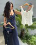 BLUSA  ALFAIATARIA BOTÂO ORGANICO PAULA