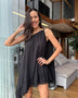 VESTIDO CURTO FLUIDO MANGA NULA AURORA