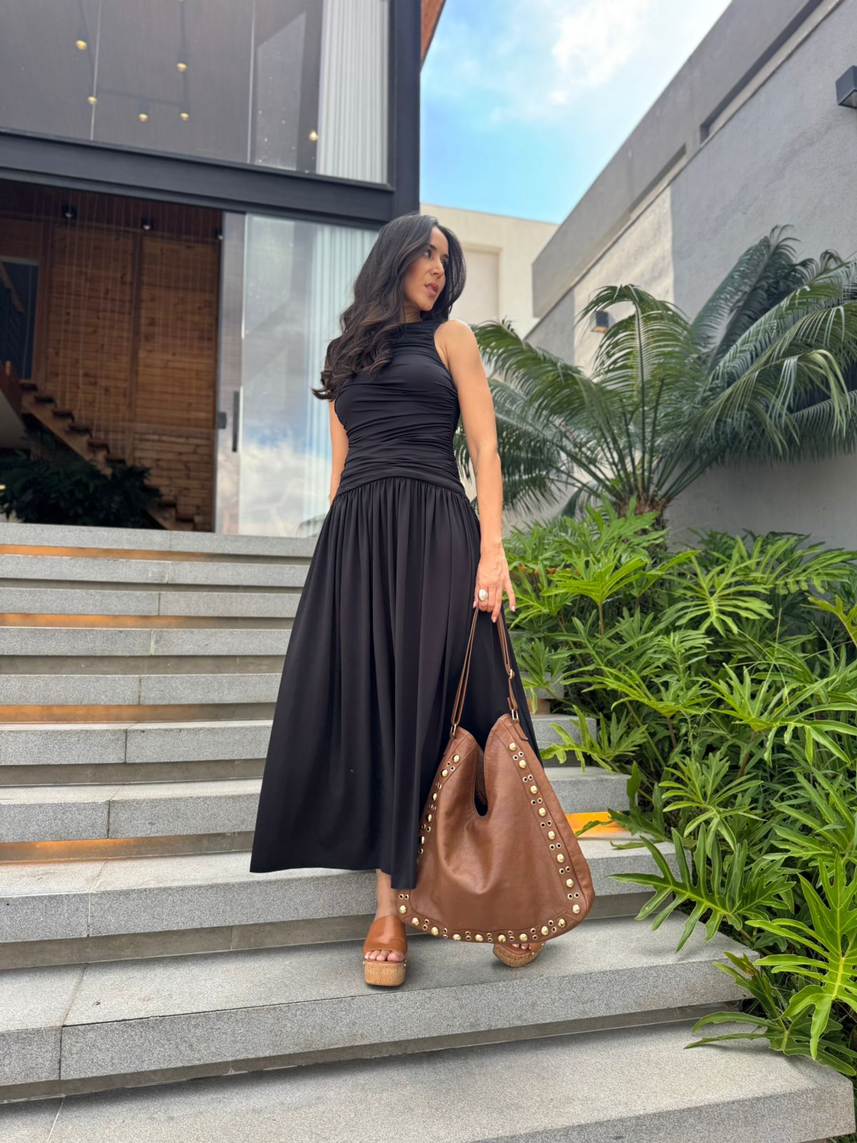 VESTIDO LONGUETE